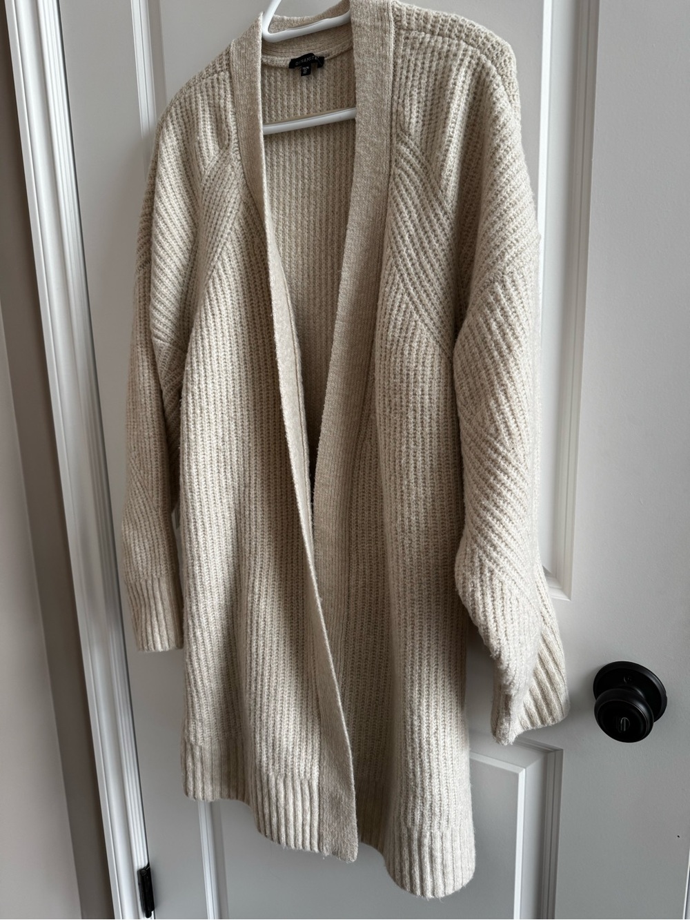 Dynamite long sweater with a tie.